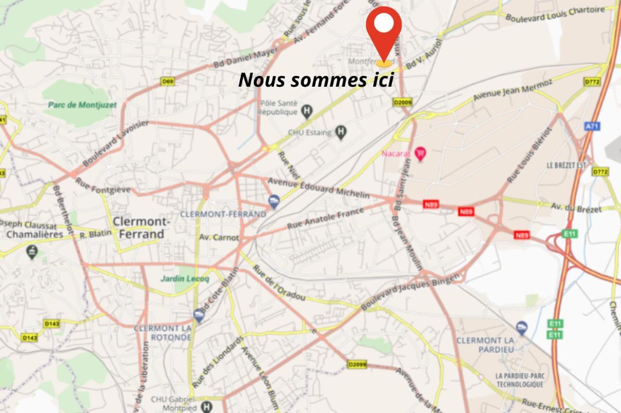 קלרמונט-פרנד #Le Cocon Des Volcans#Parking Prive/Montferrand מראה חיצוני תמונה
